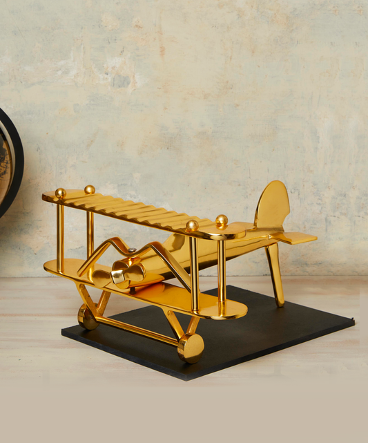 James Oversized Vintage Aeroplane with base