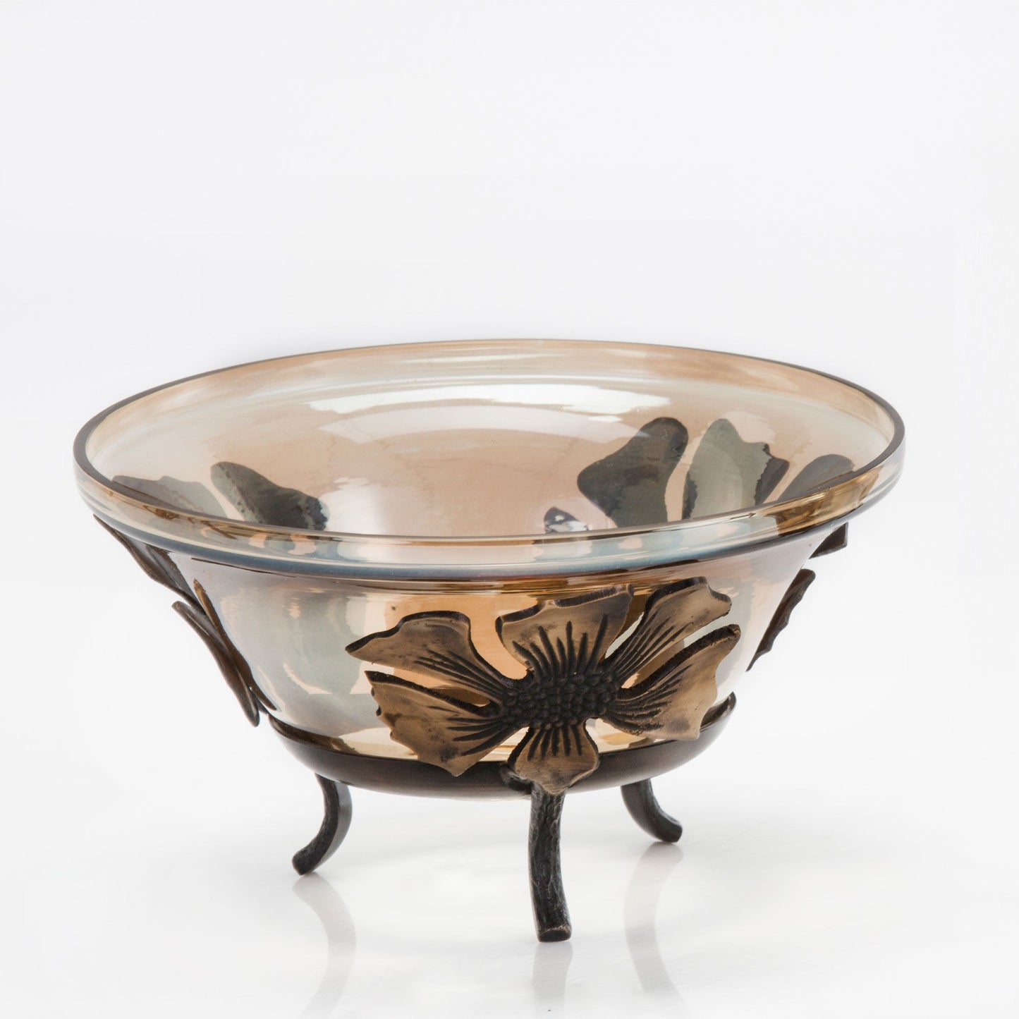 Daisy Brass Bowl