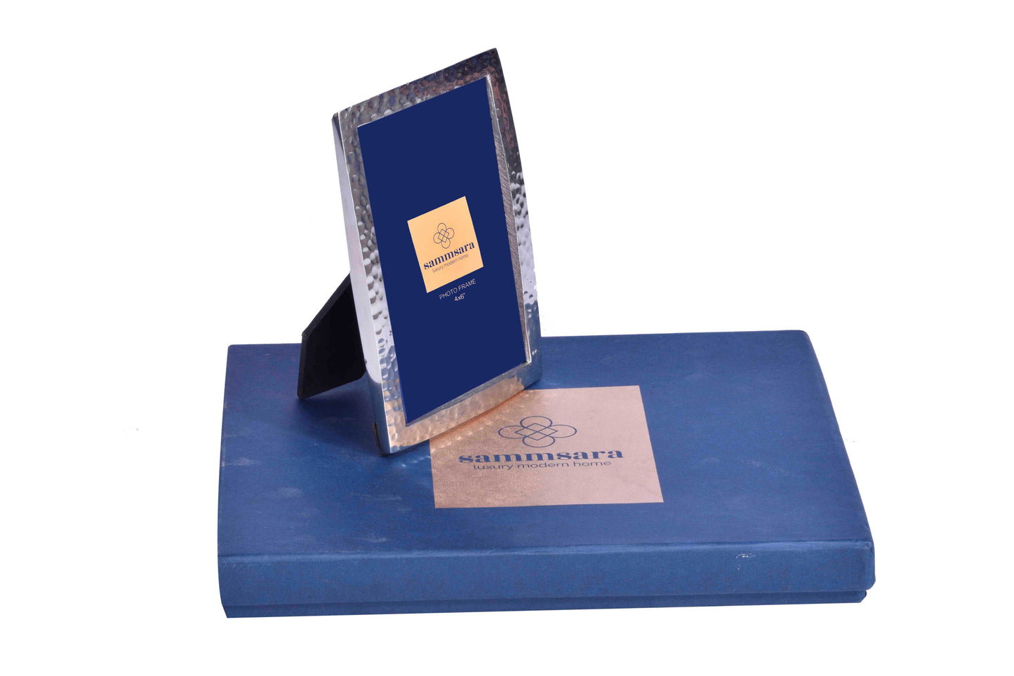 Andrea Silver Hammered Photo Frame