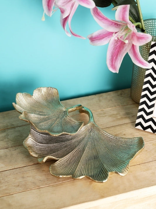 Decorative Ginkgo Leaf Platter