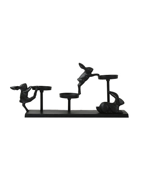 Autumn Hare Pillar Holder
