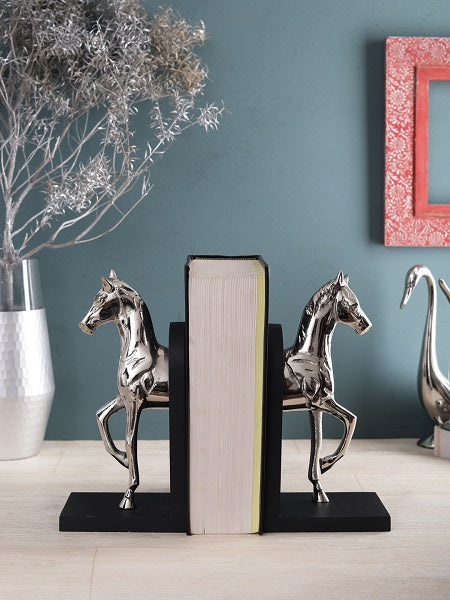 Buzzy Galloping horse bookend set of 2