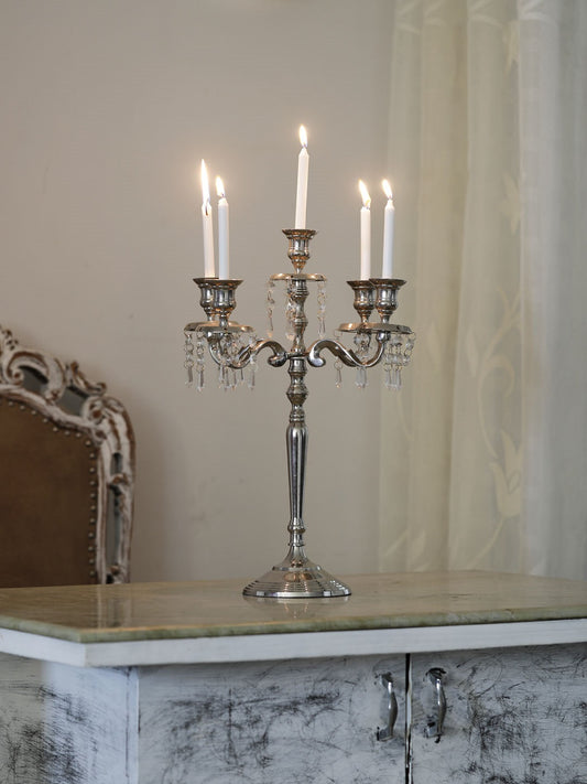 Russell Jewelled Taper Candle holder 5 Arm