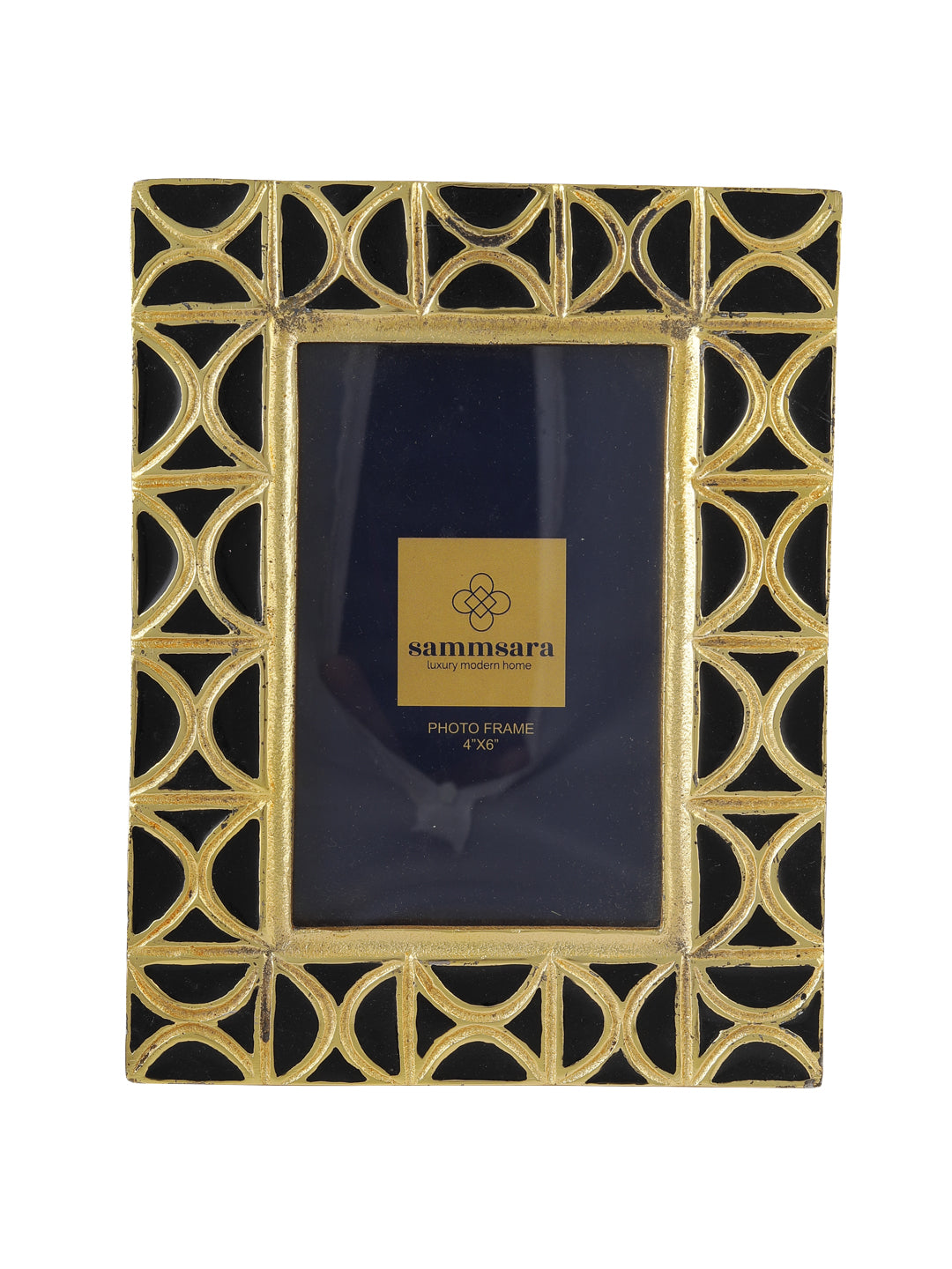 Orneo Black & Gold photo frame 4"x6"