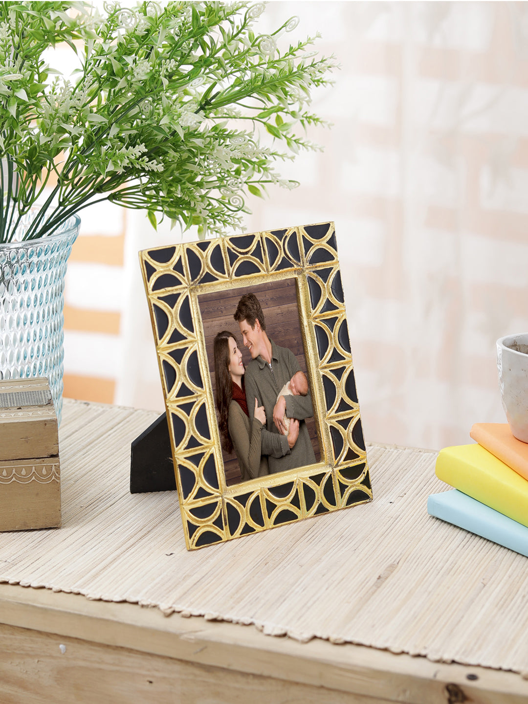 Orneo Black & Gold photo frame 4"x6"