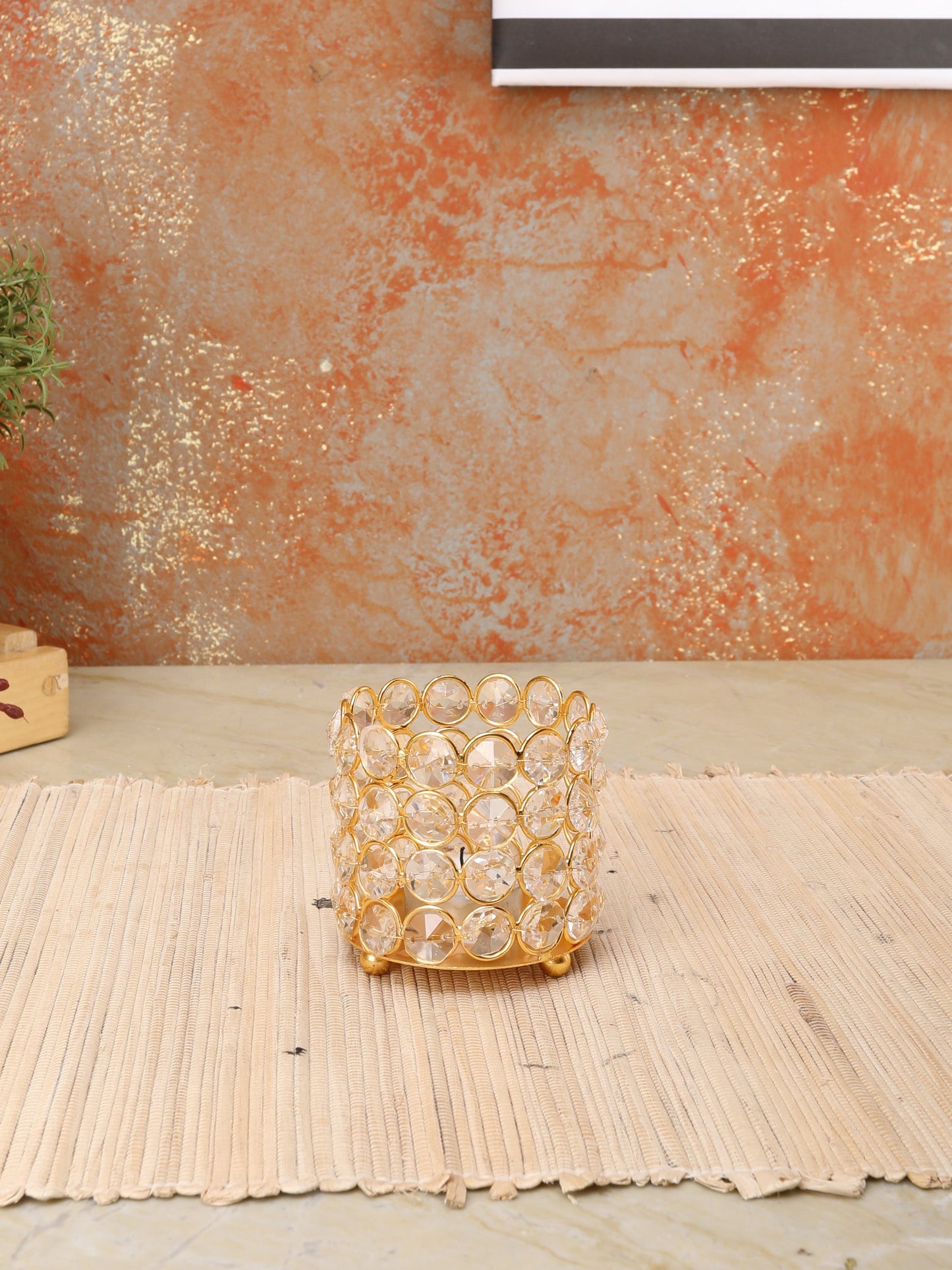 Ester Crystal T- Light Candleholder