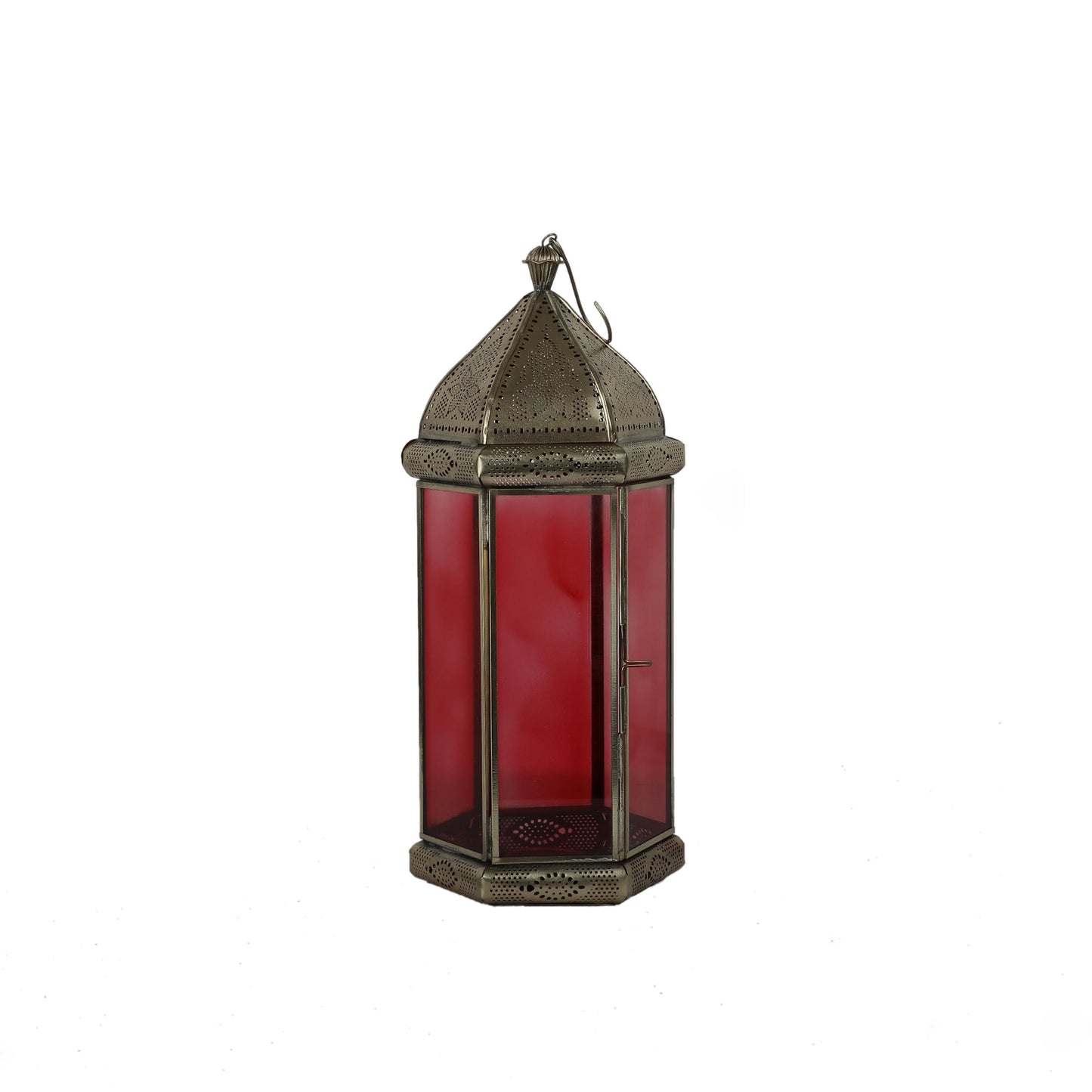 Peroza Antique Brass Lantern