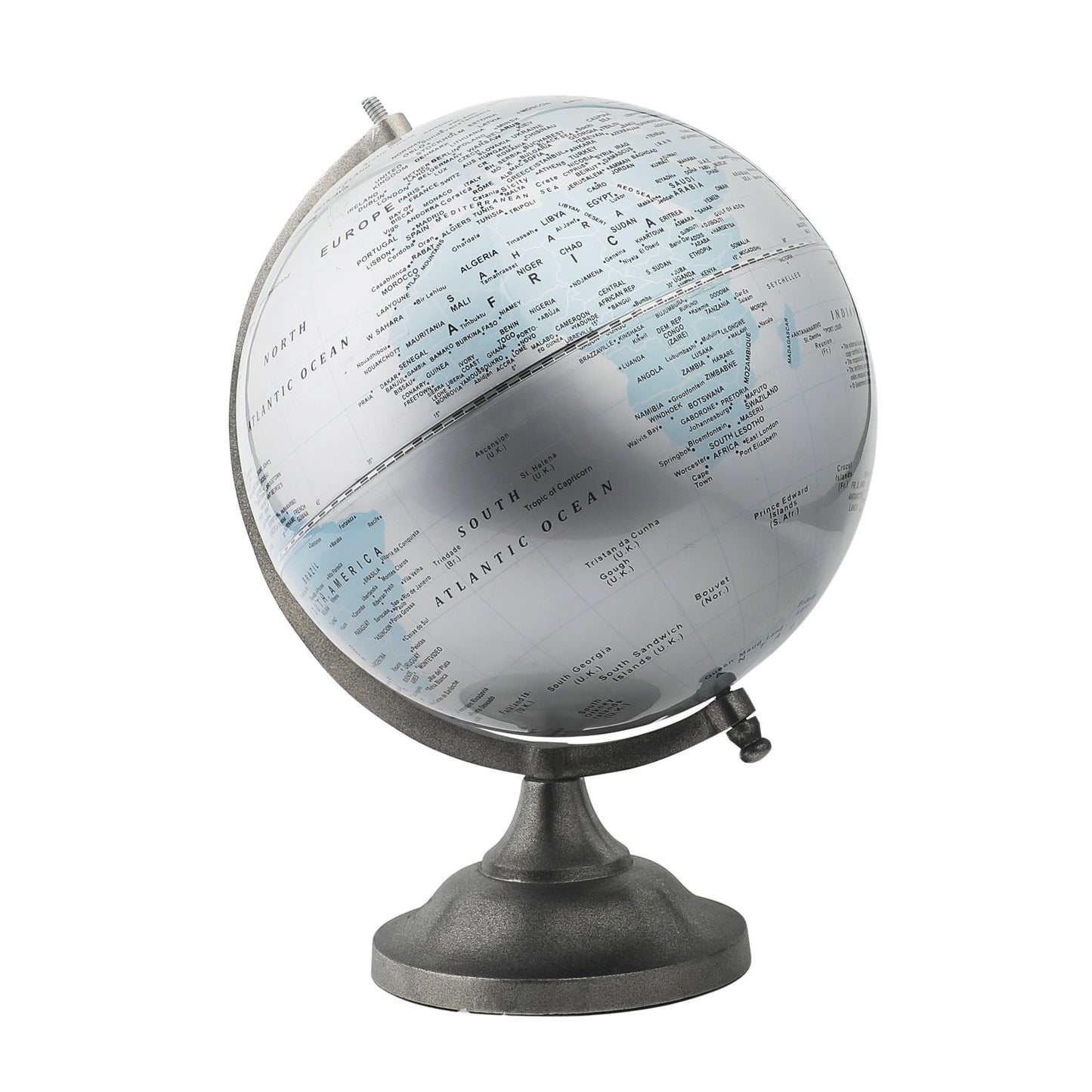 Morris Laminated Silver Globe
