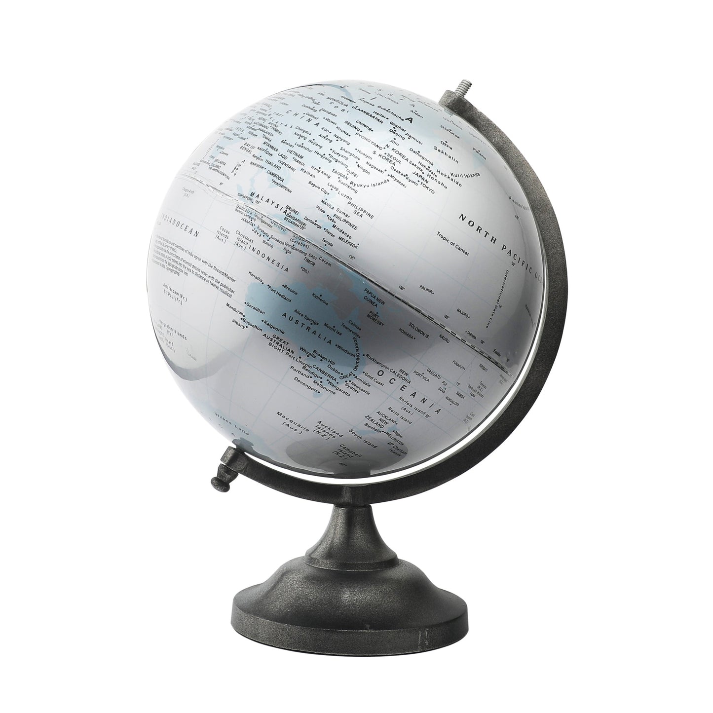 Morris Laminated Silver Globe