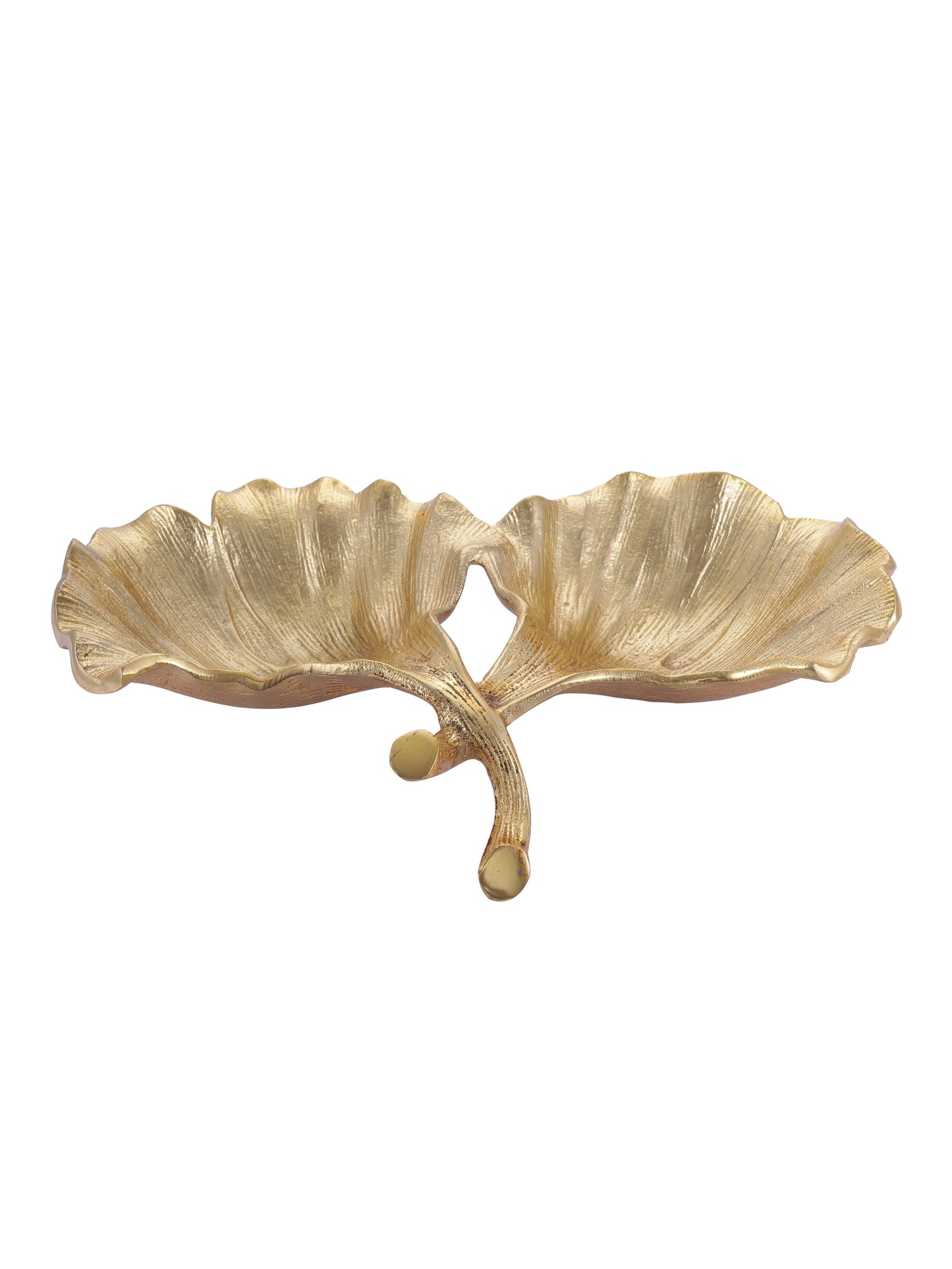 Donna Two Leaf Platter Gold