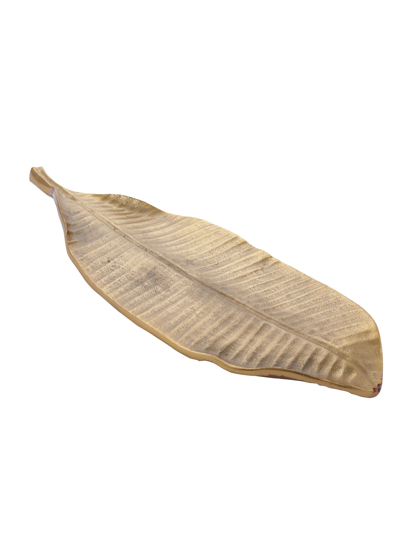 Aureus Leaf Platter Gold