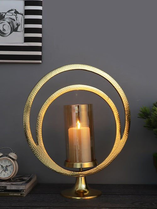 Aurus Gold Hammered Hurricane
