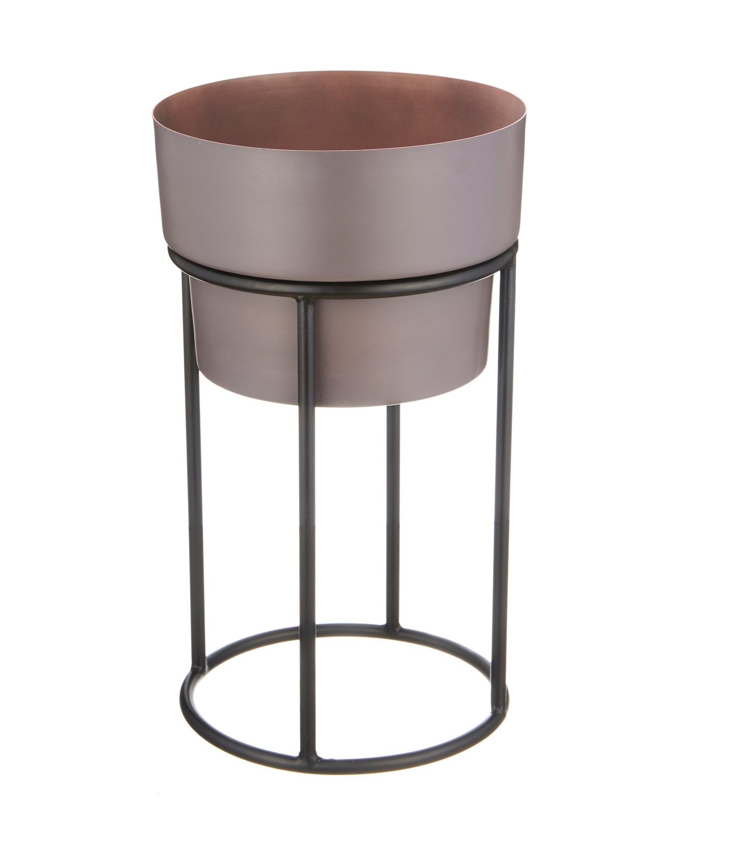 Bradley Grey & Black Planters Set of 2