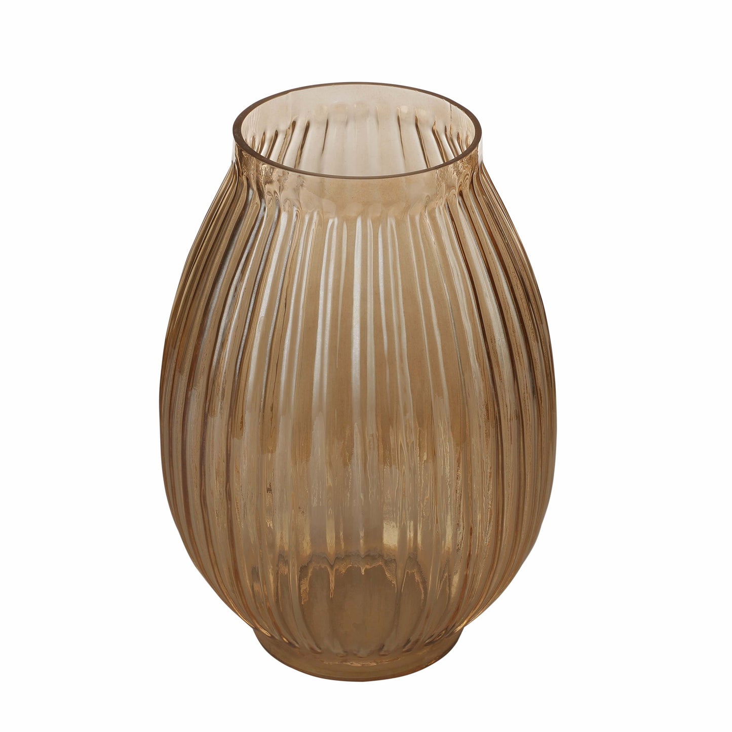 Ariana Gold Luster Glass Vase