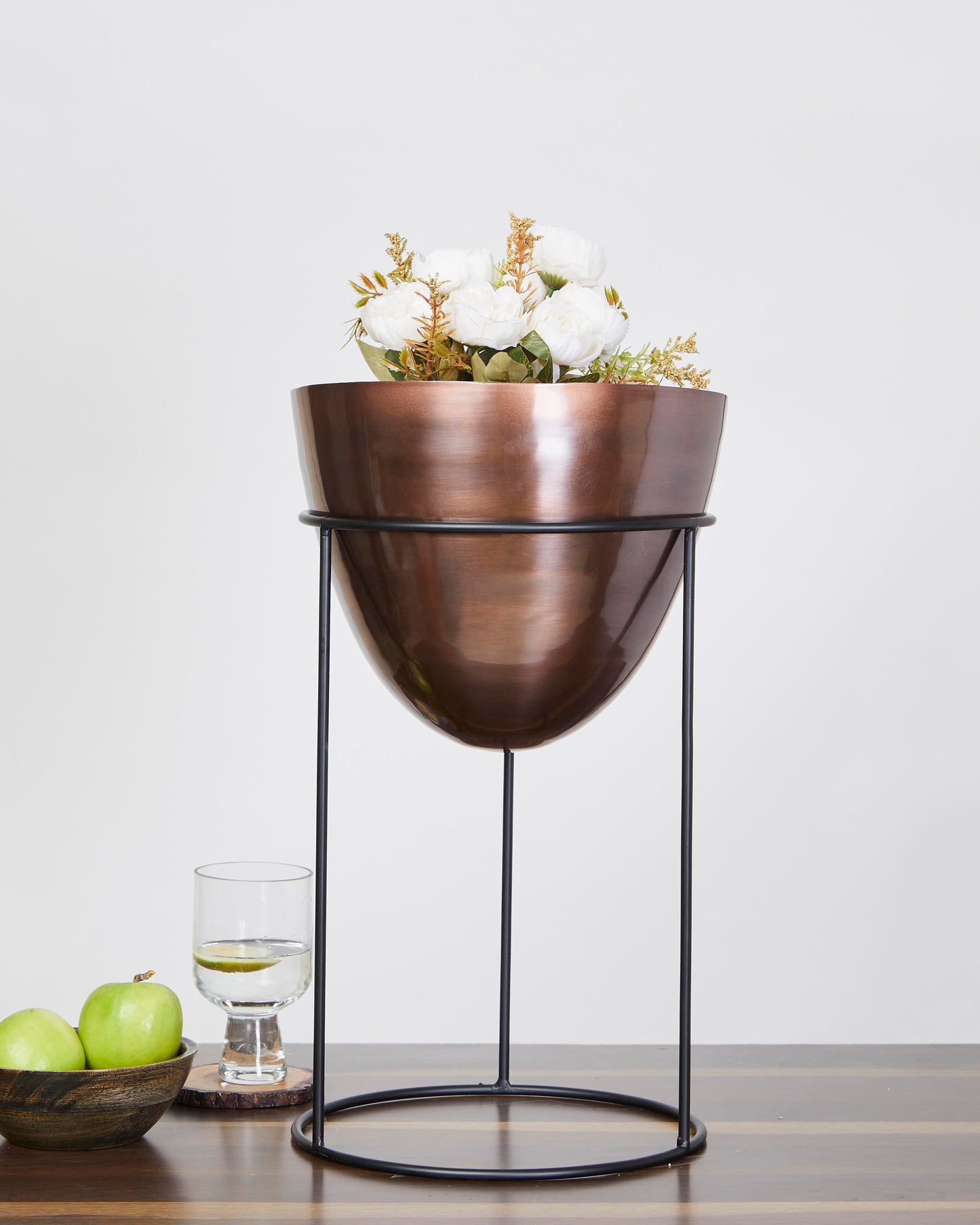 Tokyo Copper & Black Planters Set of 2