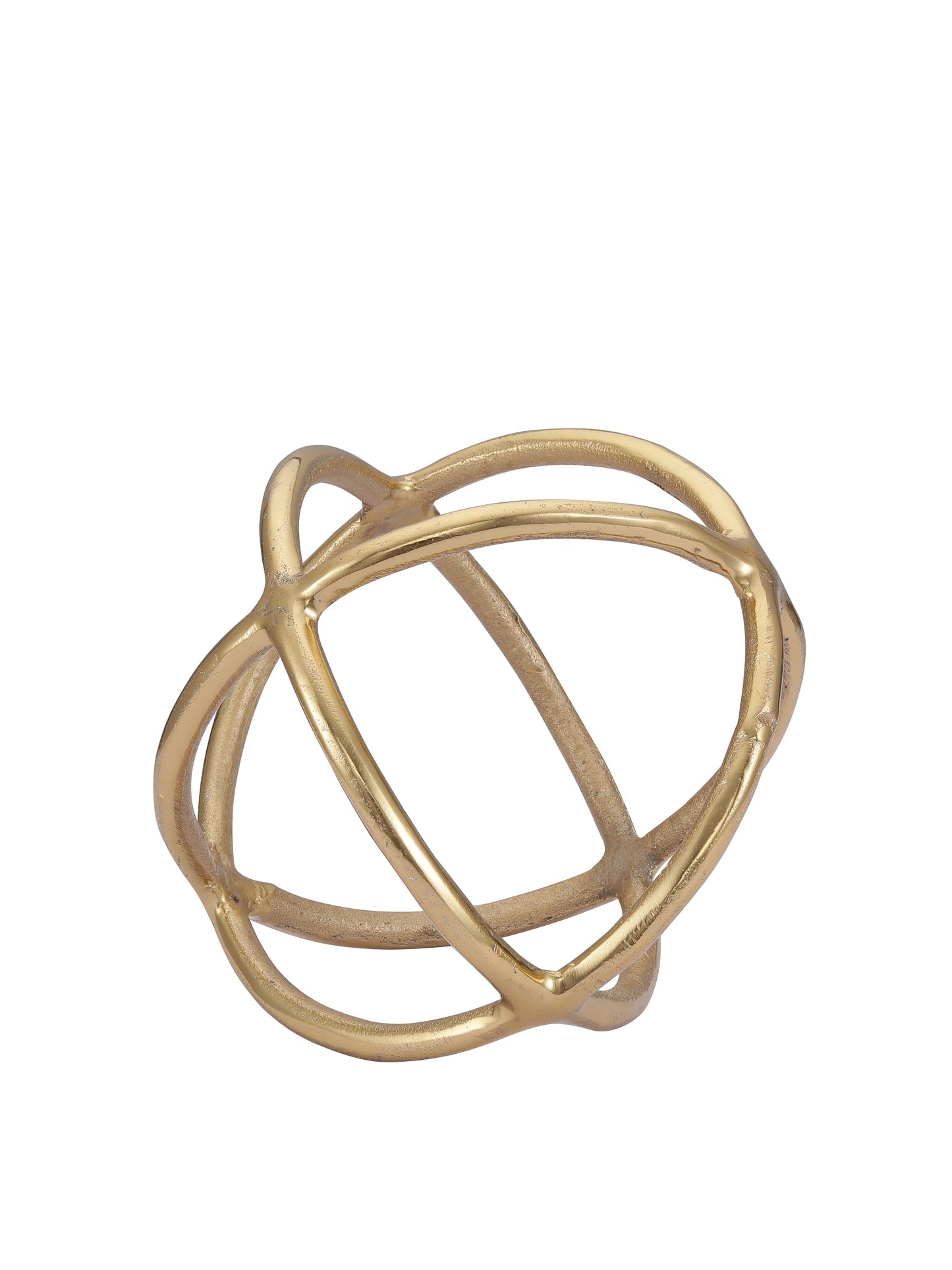 Decorative Gold Orbs Set