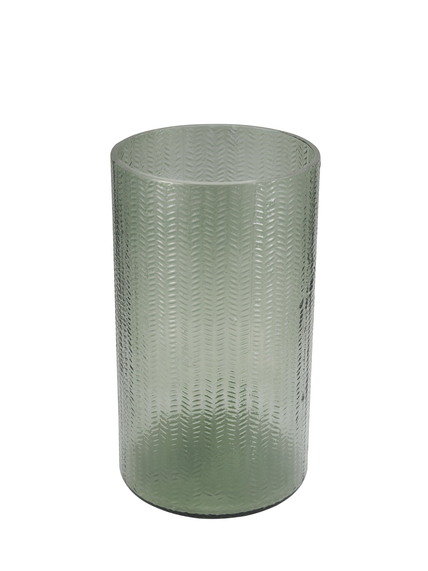 Emerald Green Glass Flower Vase