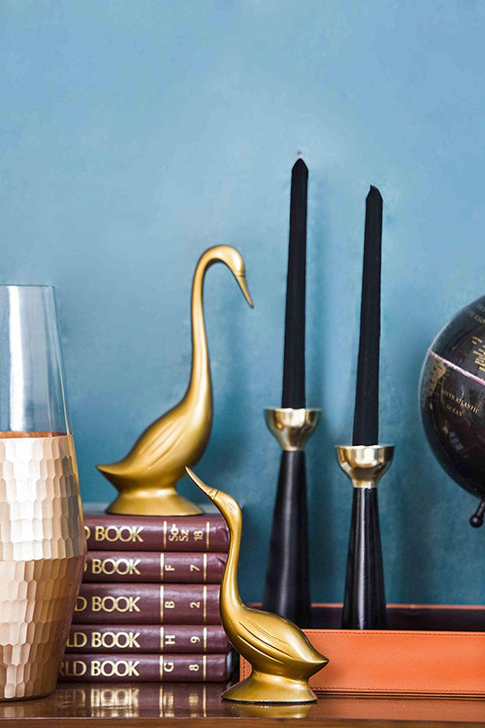 Golden Tulip Candlestand set of 2