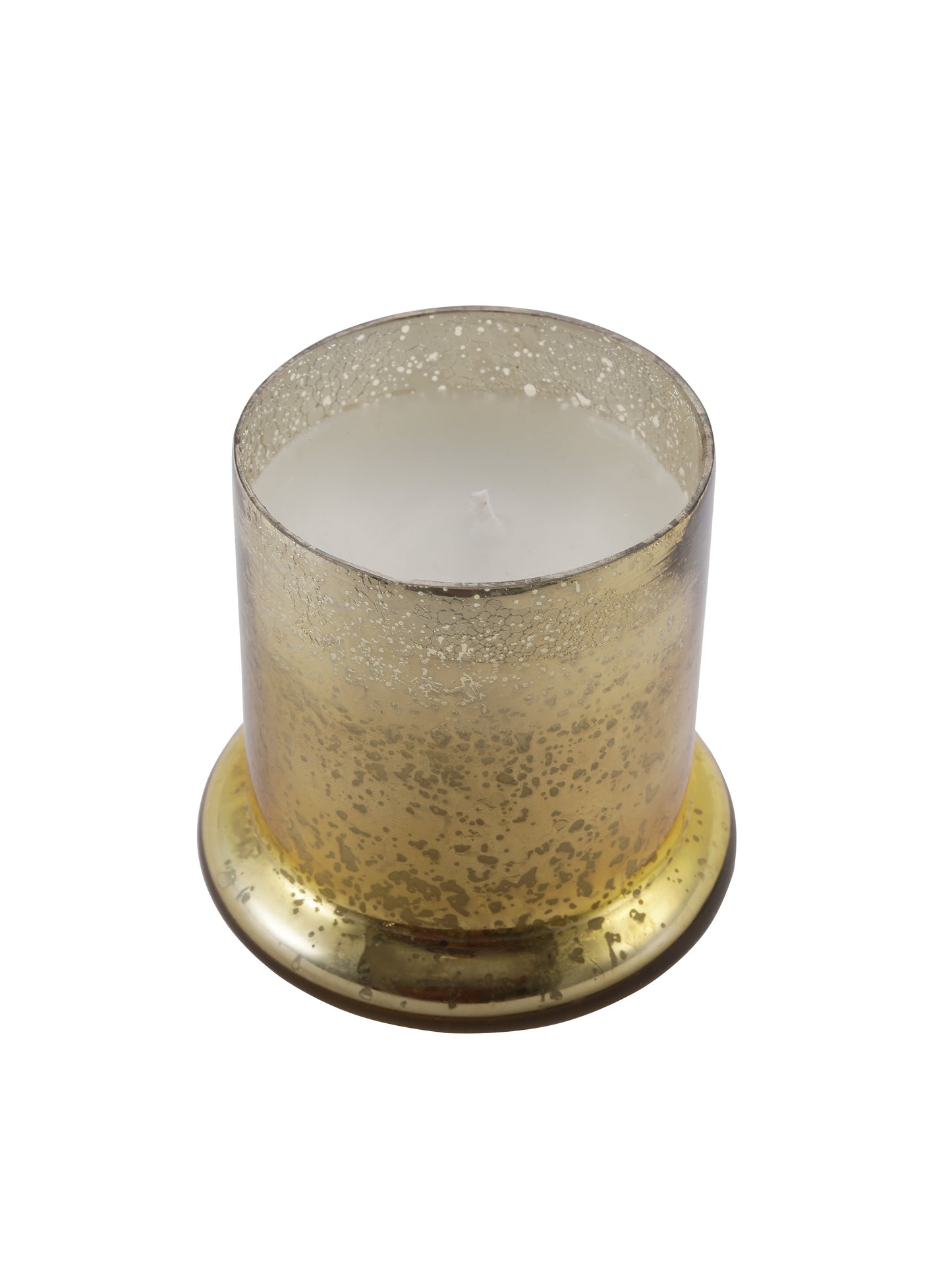 Metallic Gold Bell Jar Candle