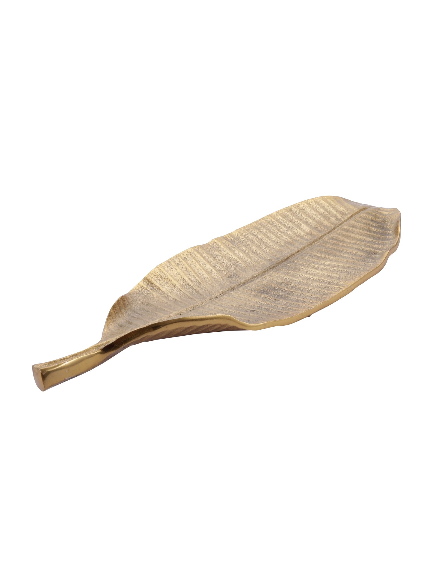 Aureus Leaf Platter Gold