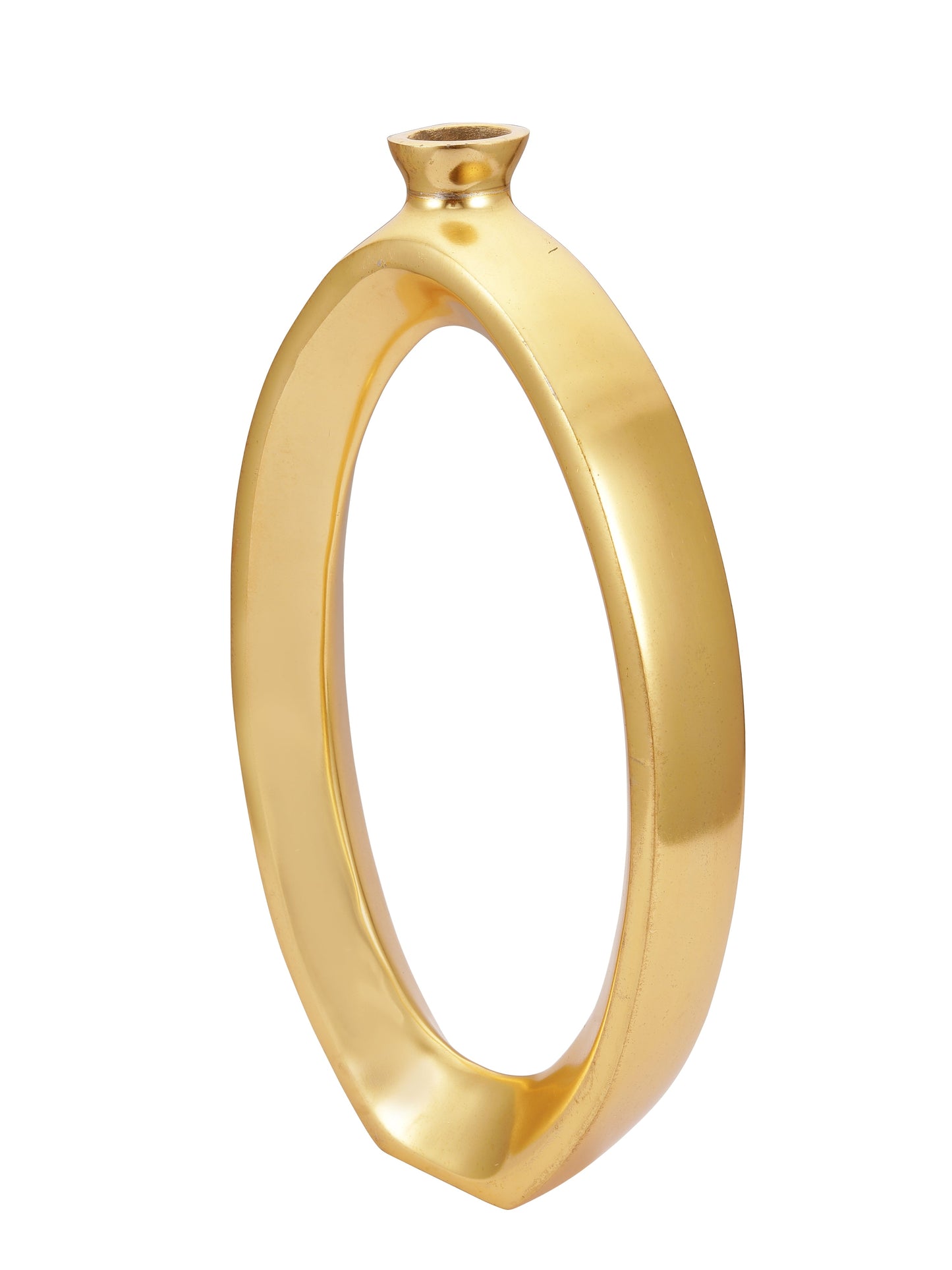Sharron Gold Flower Vase