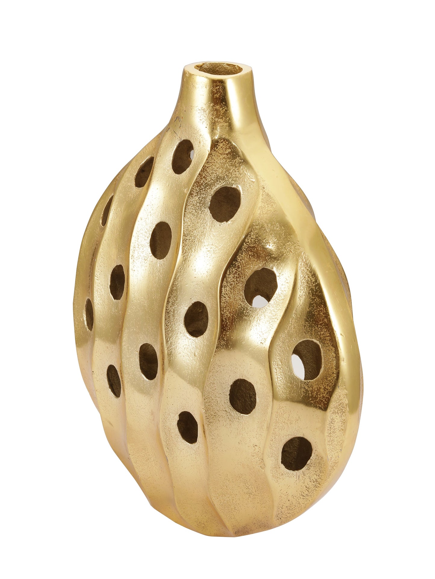 Gabriel Gold Flower Vase