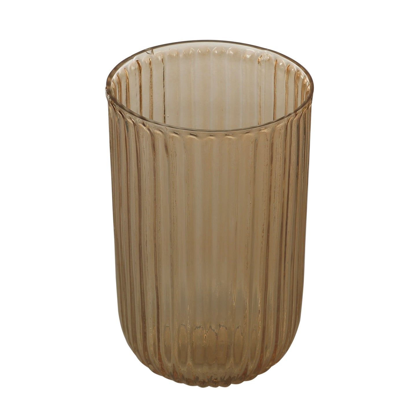Autumn Gold Luster Glass Vase