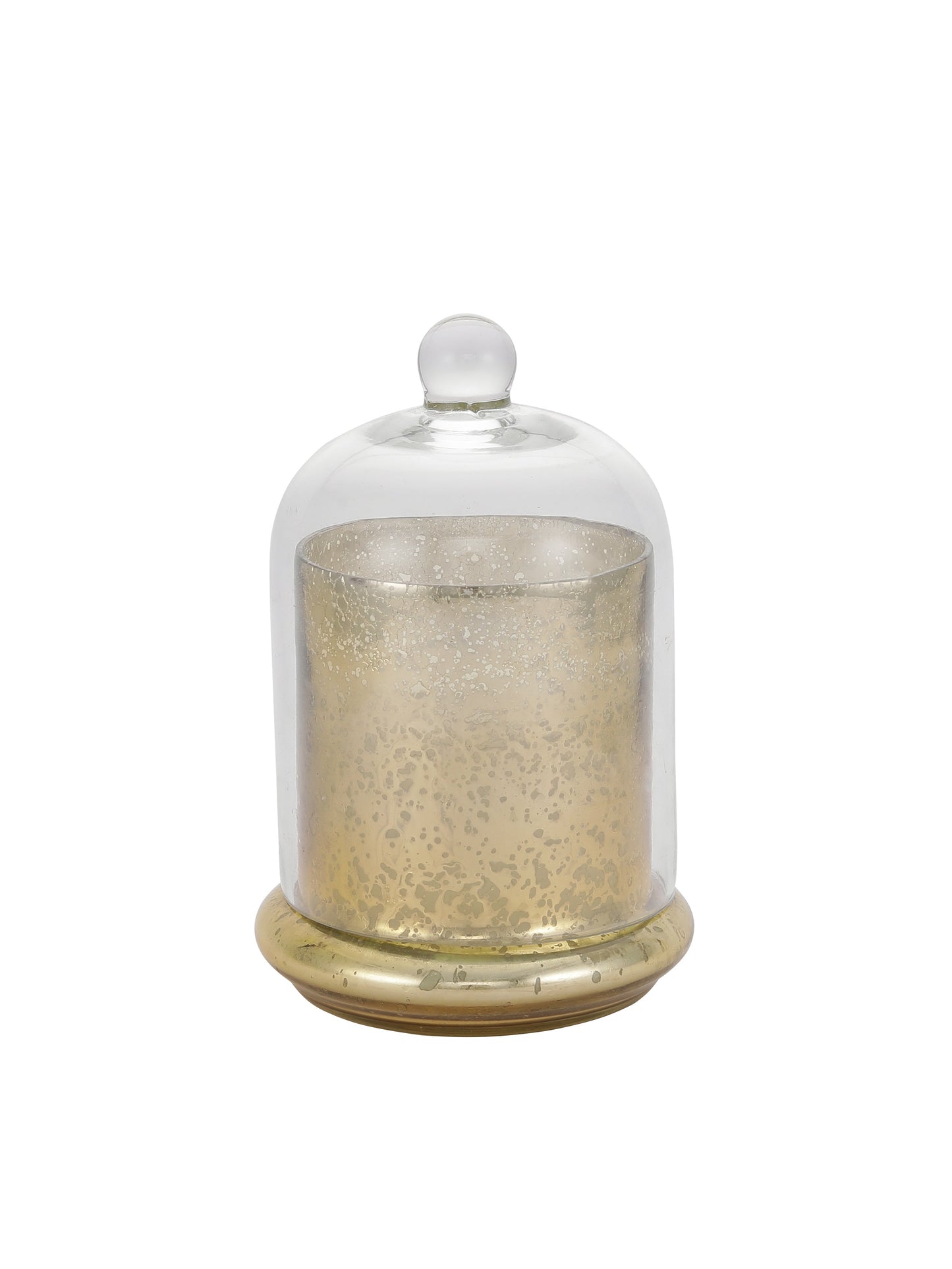 Metallic Gold Bell Jar Candle