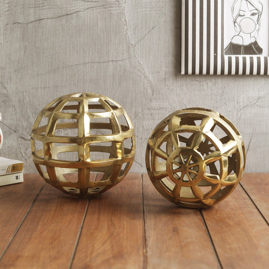Laurent Oversized Decorative Orbs Set