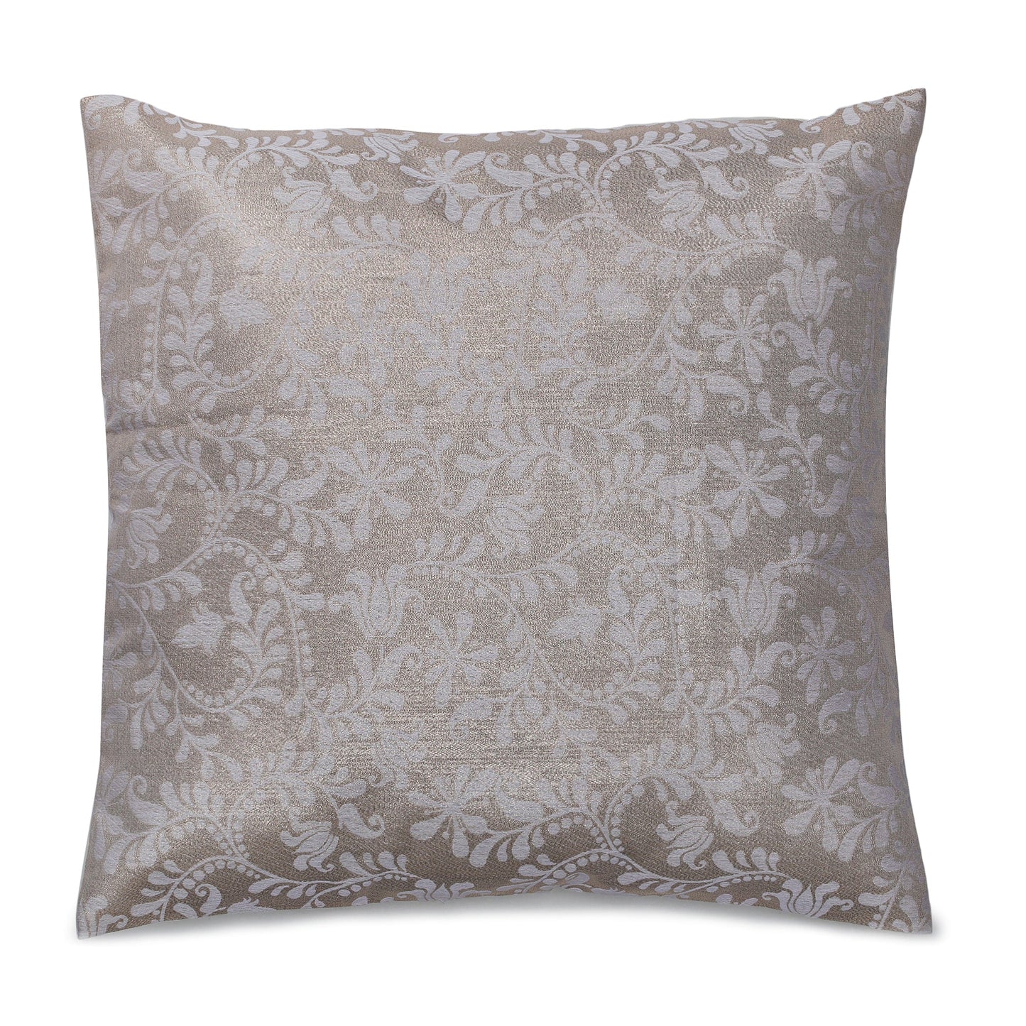 Varya Beige & Silver Cushion