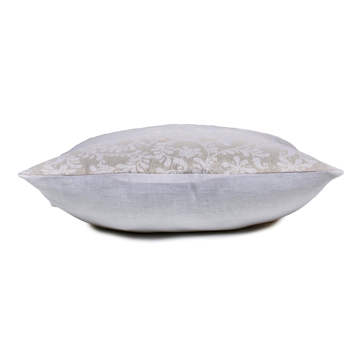 Varya Beige & Silver Cushion