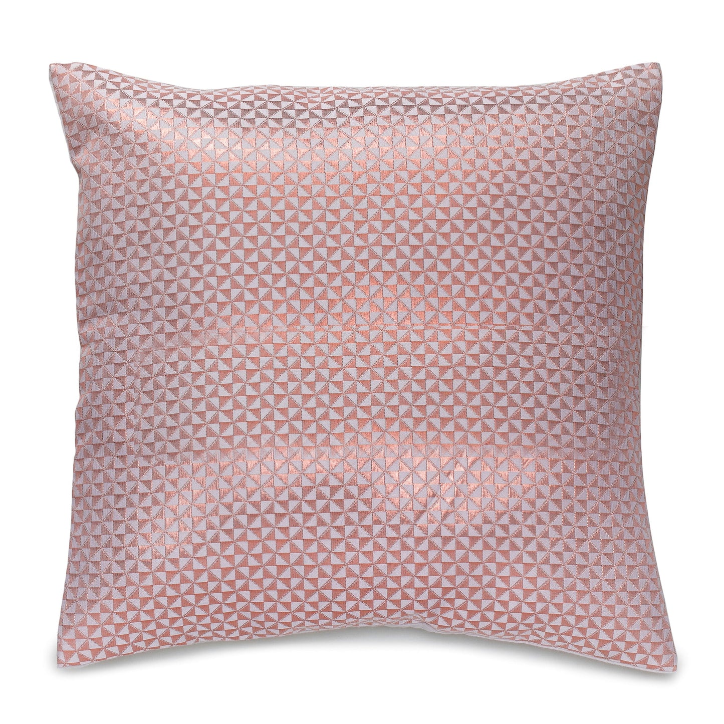 Riva Peach & Silver Cushion