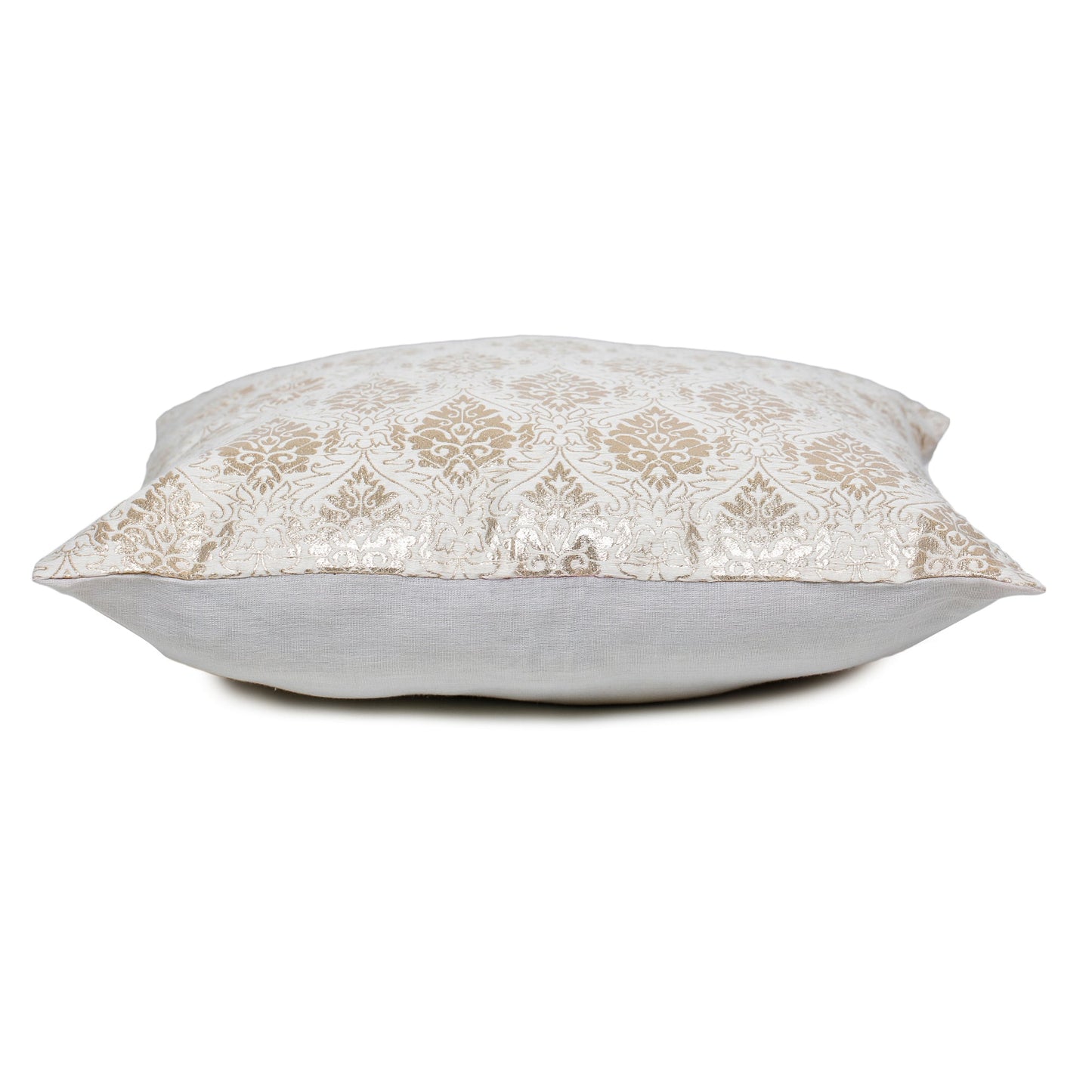 Vina Beige & Gold Cushion