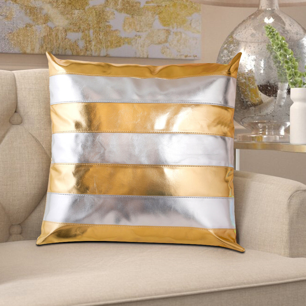 Gracia Gold & Silver Cushion