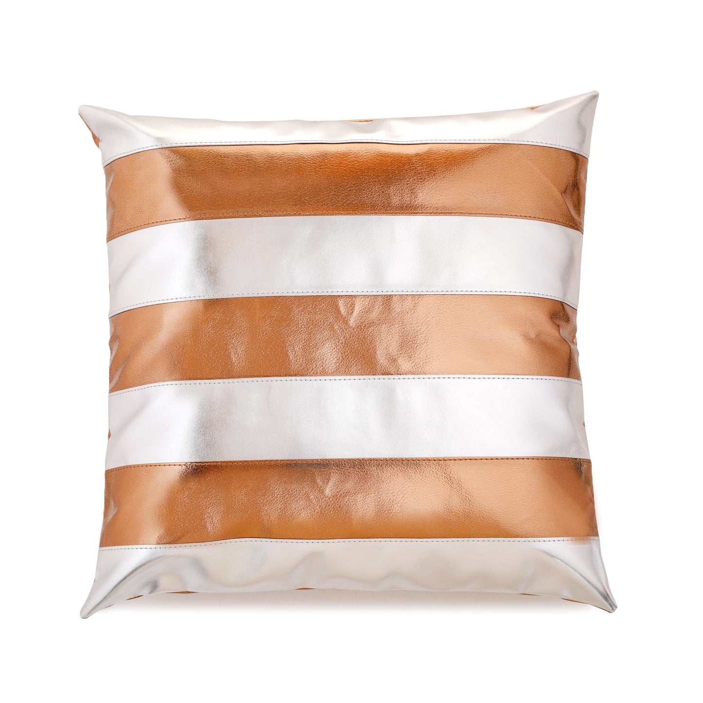 Amaira Copper & Silver Cushion
