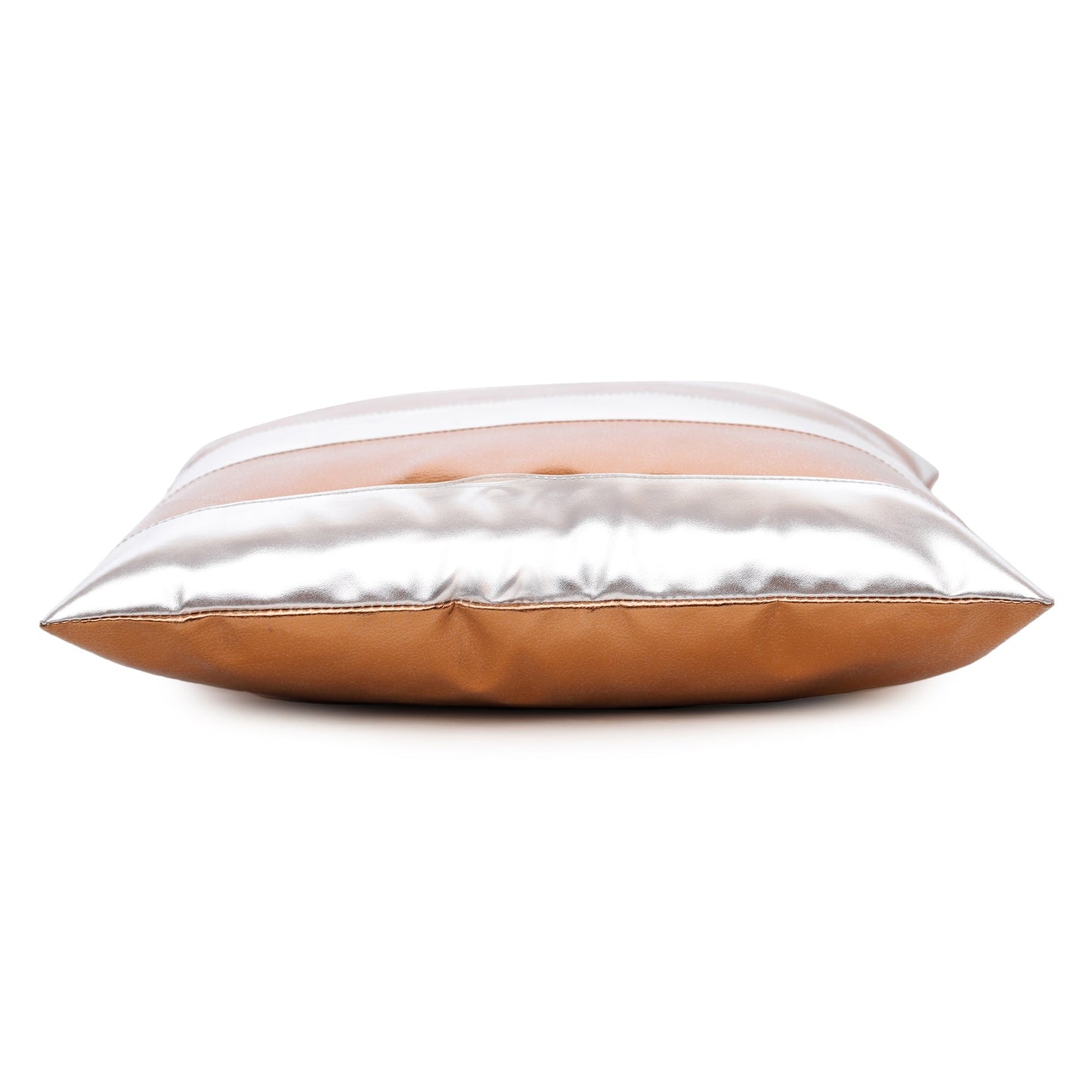 Amaira Copper & Silver Cushion
