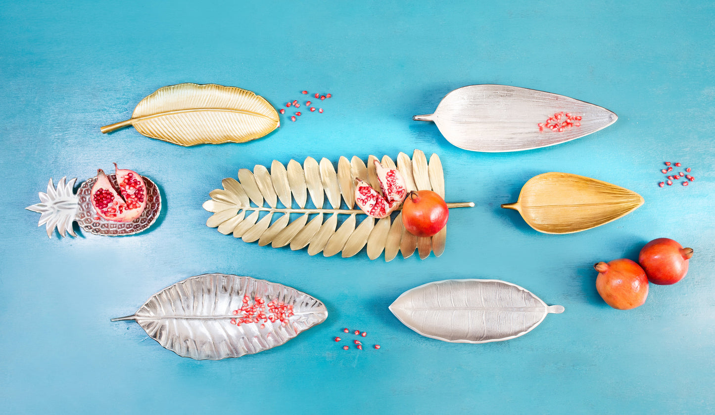 Palm Leaf Platters Small