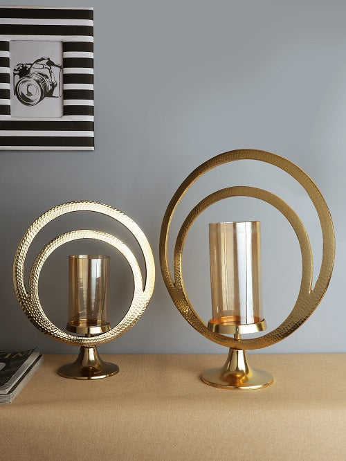 Aurus Gold Hammered Hurricane