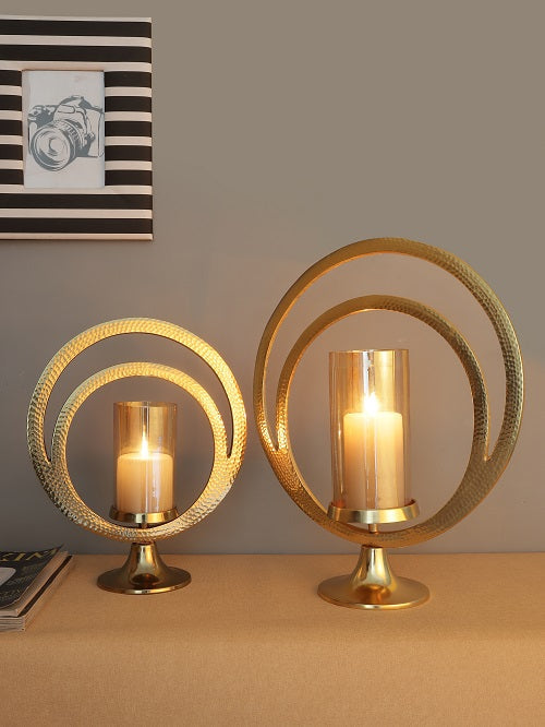 Aurus Gold Hammered Hurricane