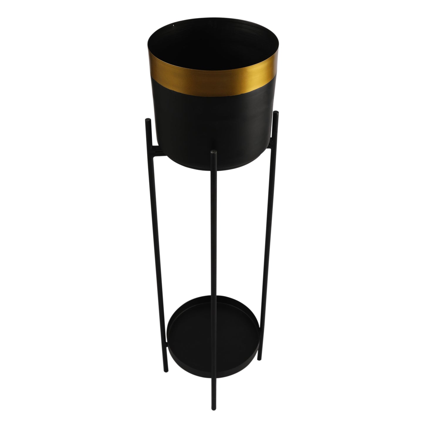 Gabriel Black & Gold Planters Set of 2