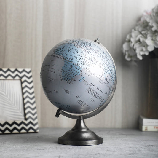 Morris Laminated Silver Globe