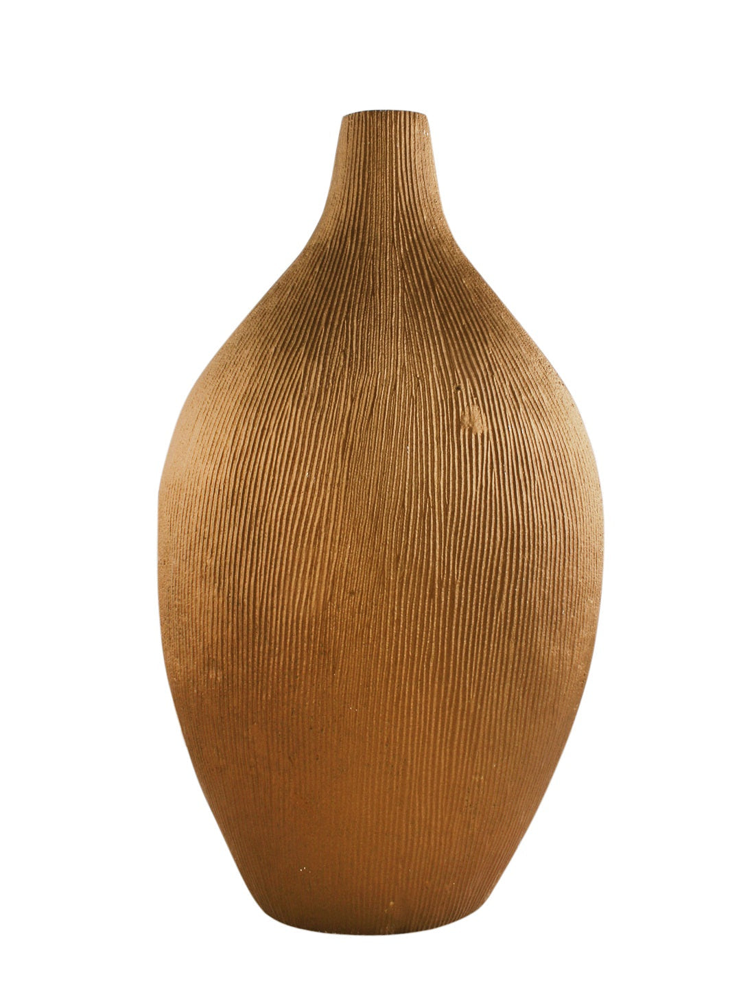 Gold Lining Decorative Metal Vase