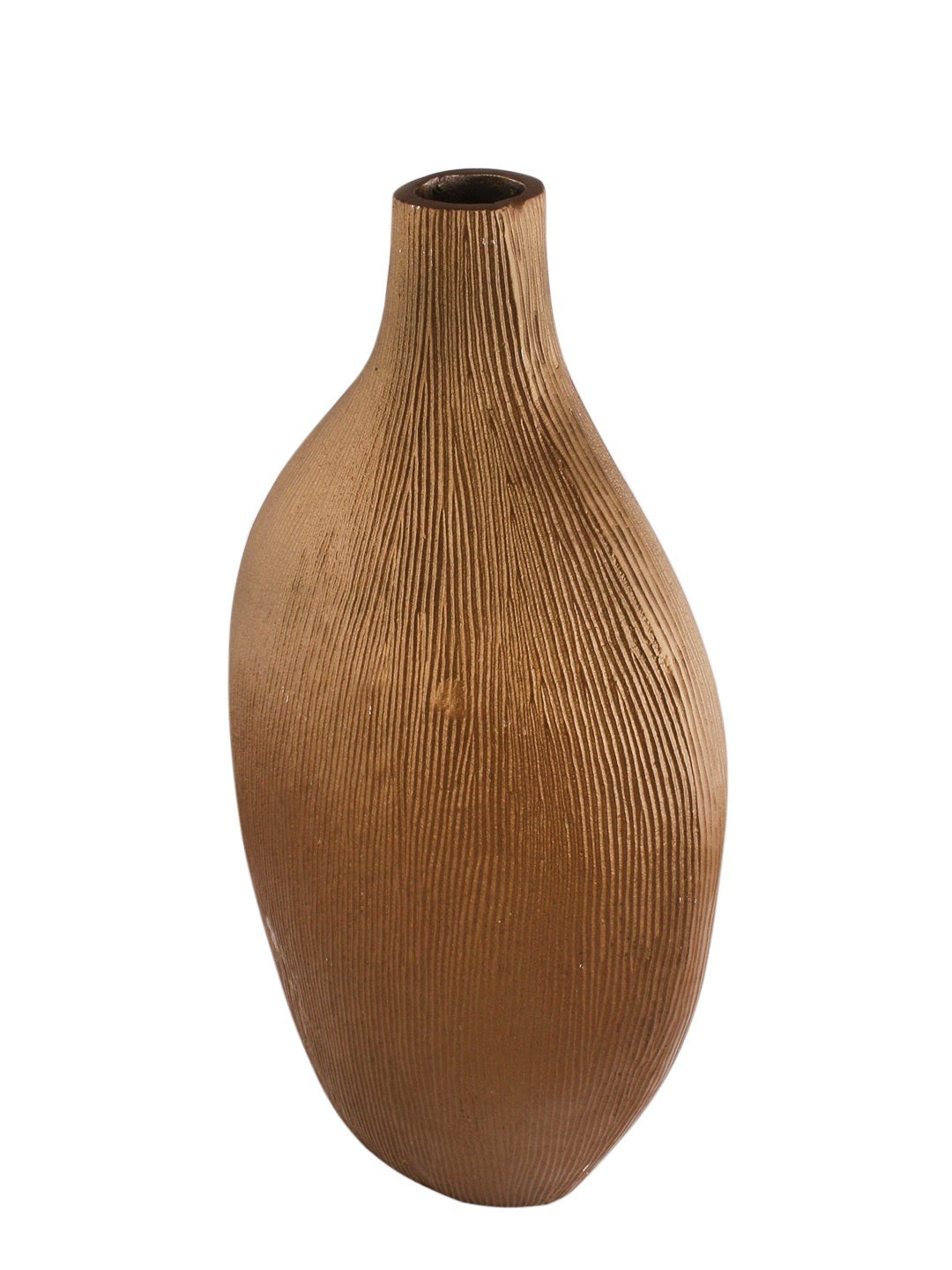 Gold Lining Decorative Metal Vase