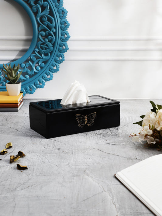 Zahara Butterfly Tissue Box