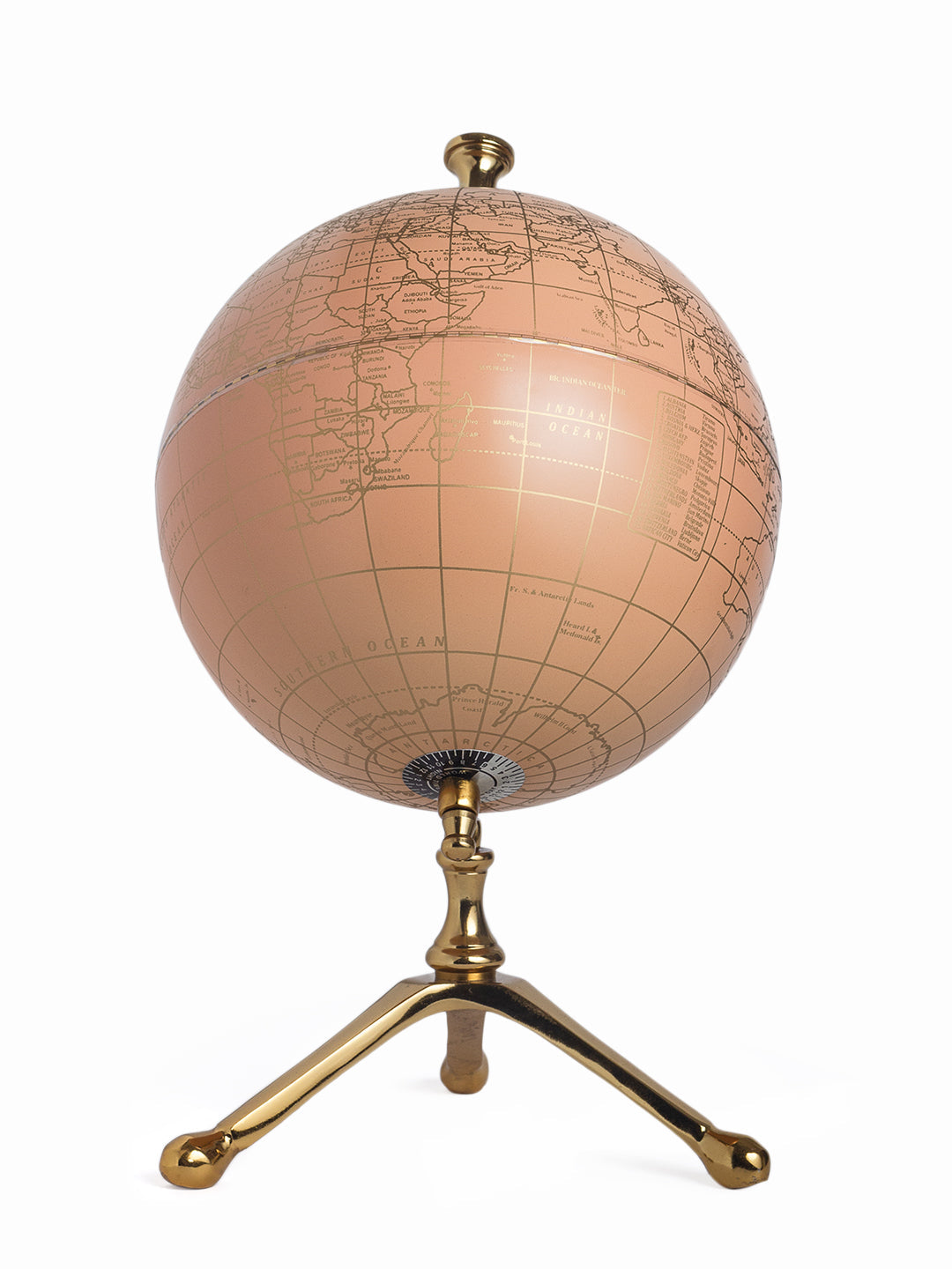 Hillary Laminated Peach Globe