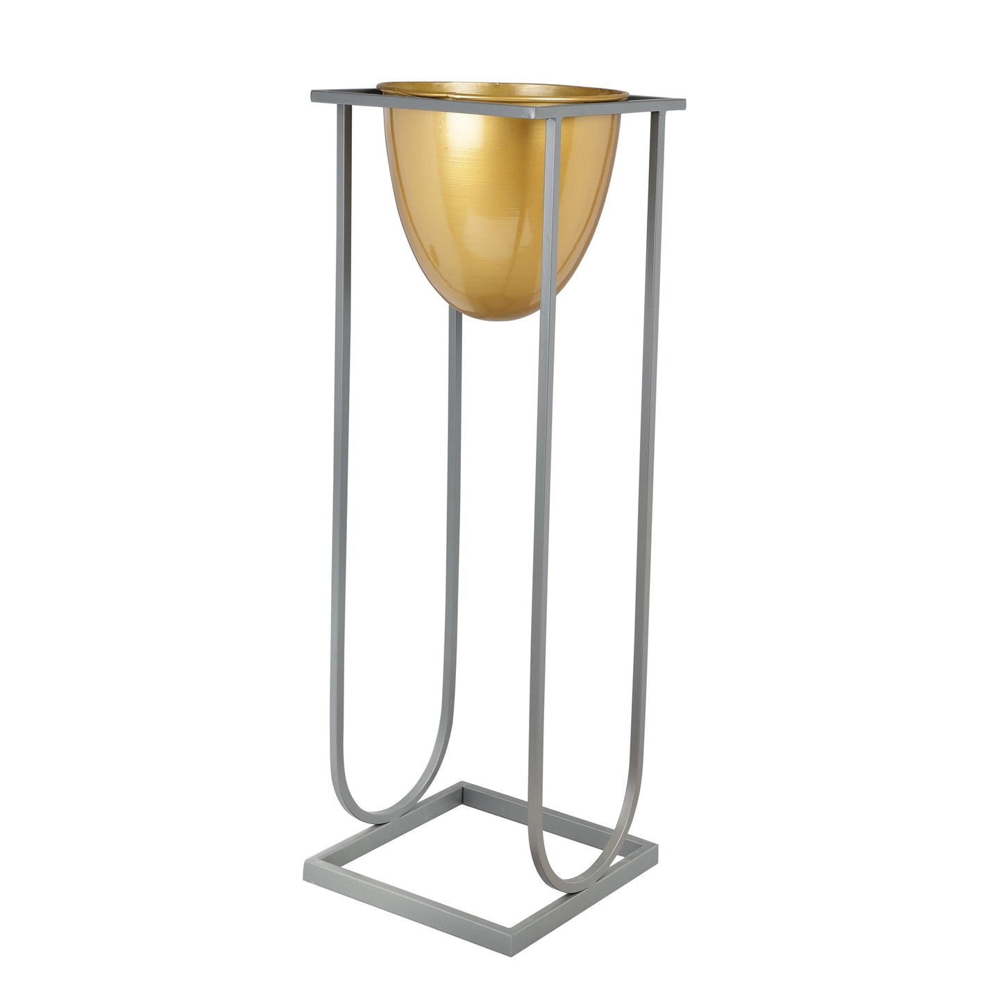Vicente Grey & Gold Planters Set of 2