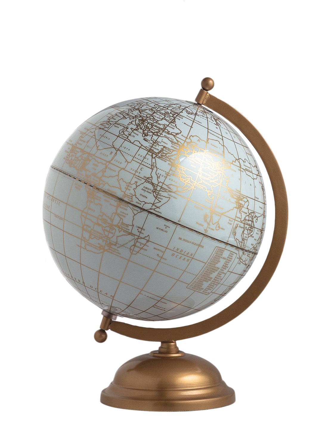 Helsinki White & Gold Globe