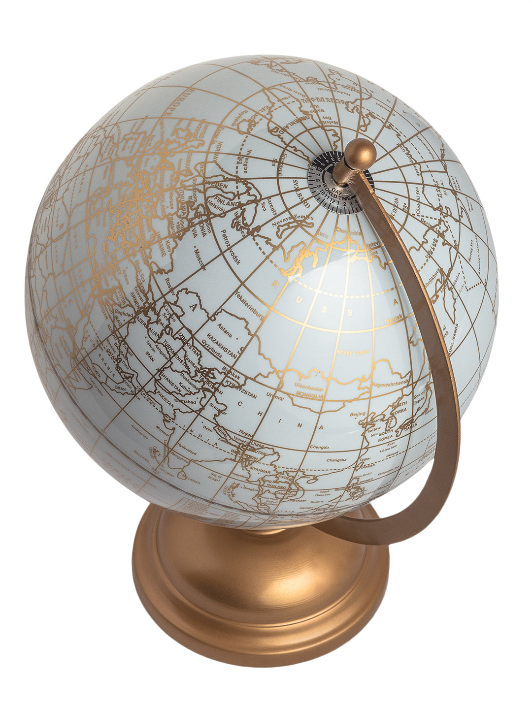 Helsinki White & Gold Globe