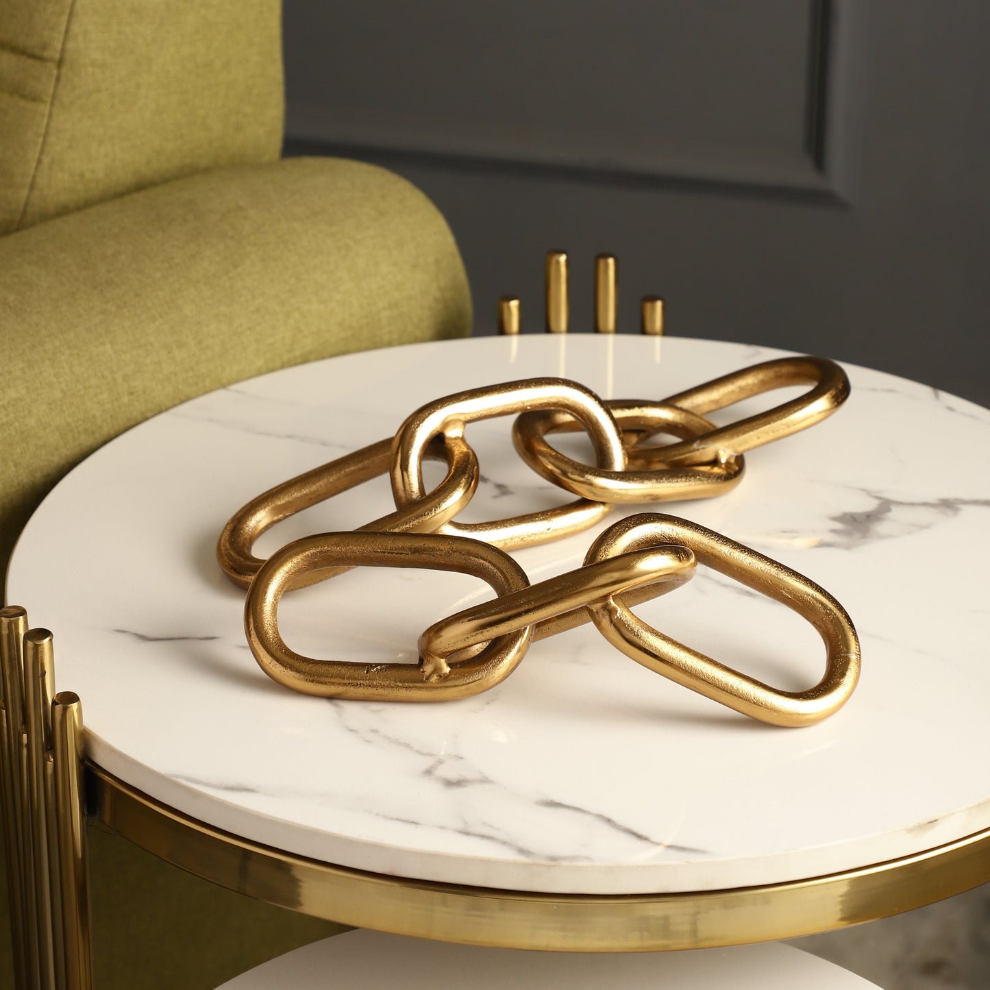 Blaire Oversized Chain Decorative Accent Set of 2