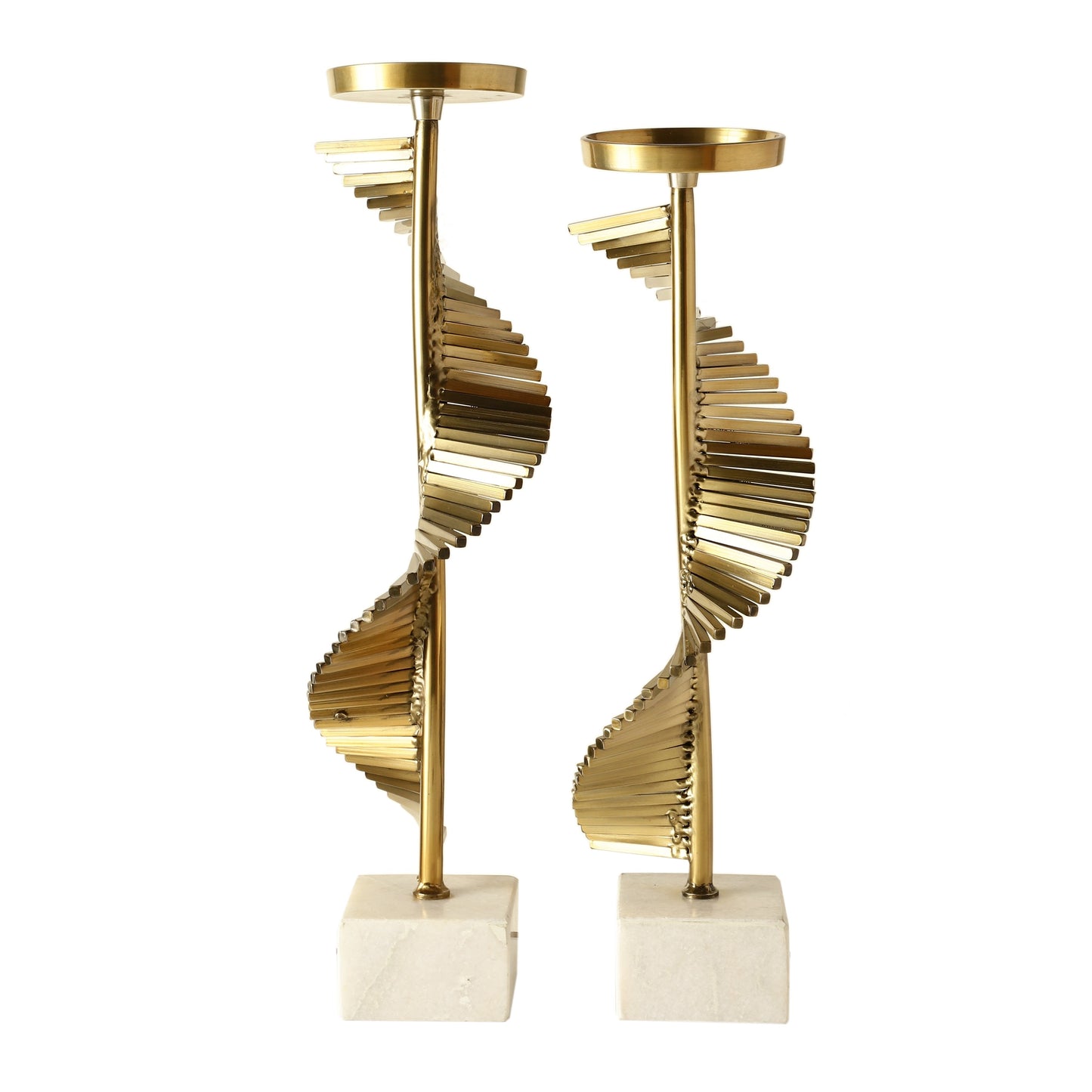Scarlett Gold Candleholders Set of 2